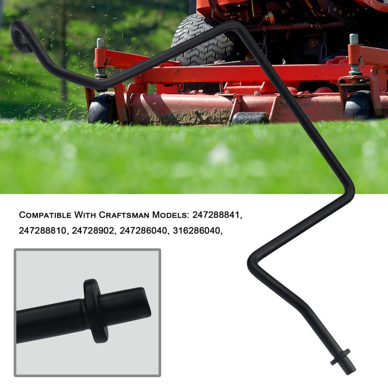 Haiouus 747-04857 42 قضيب حارس الحزام متوافق مع MTD، Troybilt، Yard Man، يستبدل 747-04307، 683-04443، 683-04443-0637 يناسب موديلات LT 1040 1042 1046 1050 - لعام 2003 Cub Cadet LT 1045 46 سطح السفينة - Image 4
